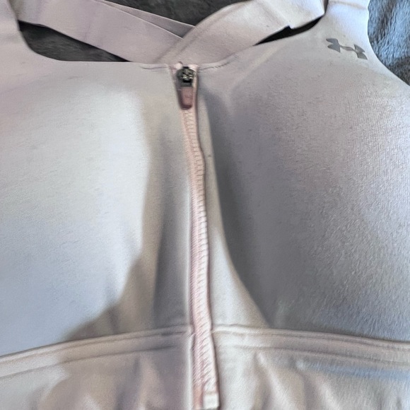 Under Amour Eclipse High Impact Zip Front Sports Bra Size 36C (M-L) - Picture 4 of 7